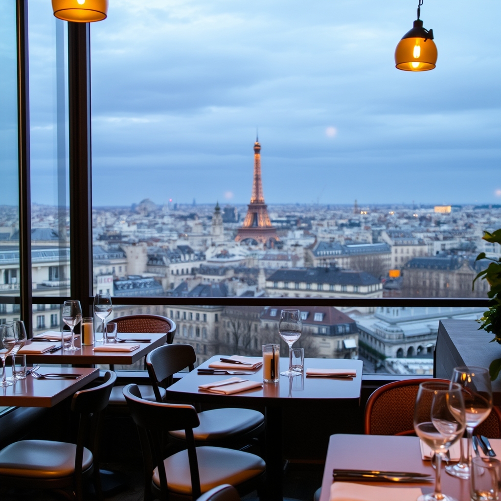 Prix et formules : combien coûte une table avec vue dans le 19e — Restaurants avec vue sur la ville dans le 19e